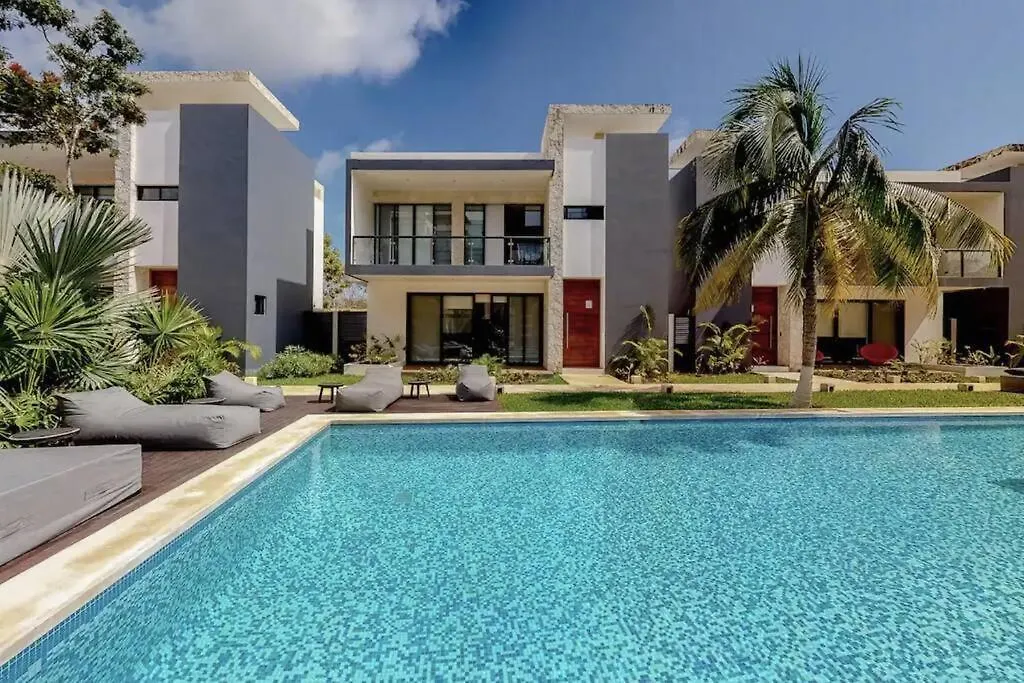 Apartmán Contemporary Poolside Condo, Wi-Fi - Paraiso Kaanal 101 Tulum Mexiko